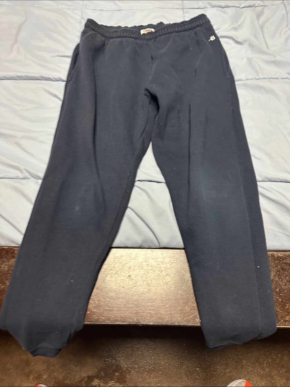 New Balance Men's Navy Fleece Jogger Sweatpants
